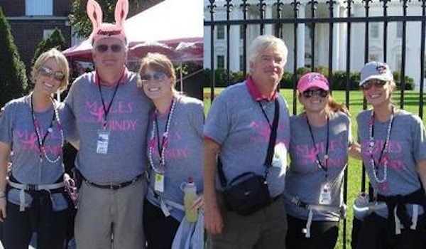 Team Miles For Mindy At The Dc Komen 3 Day For The Cure T-Shirt Photo